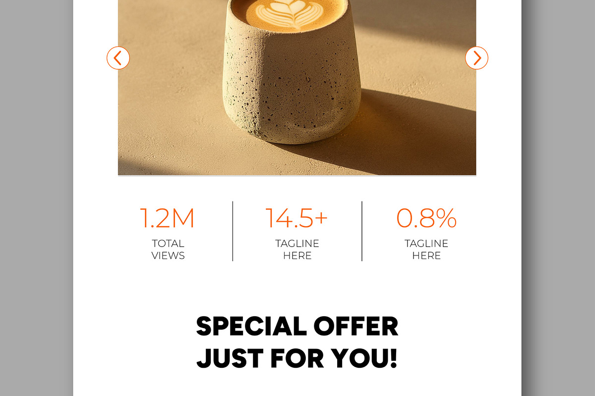 Email Newsletter Template, an UI Kit Template by MightyDesign (Photo 3 of 8)