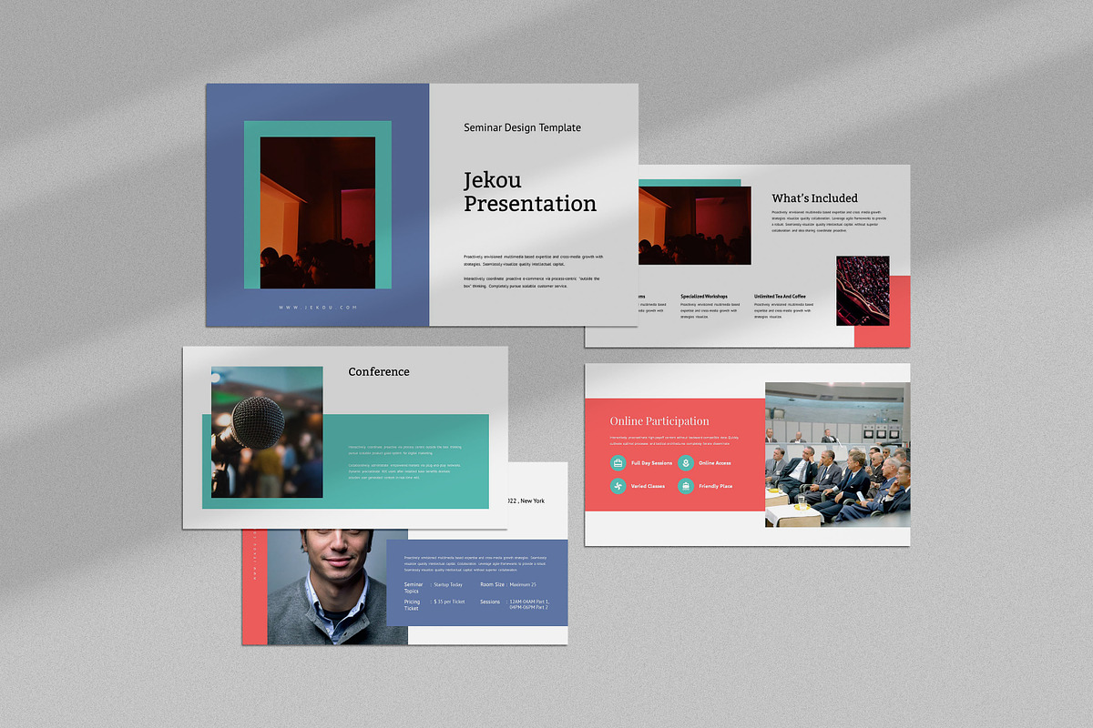 Jekou : Seminar Google Slides, a Presentation Template by Punkl Camp (Photo 1 of 9)