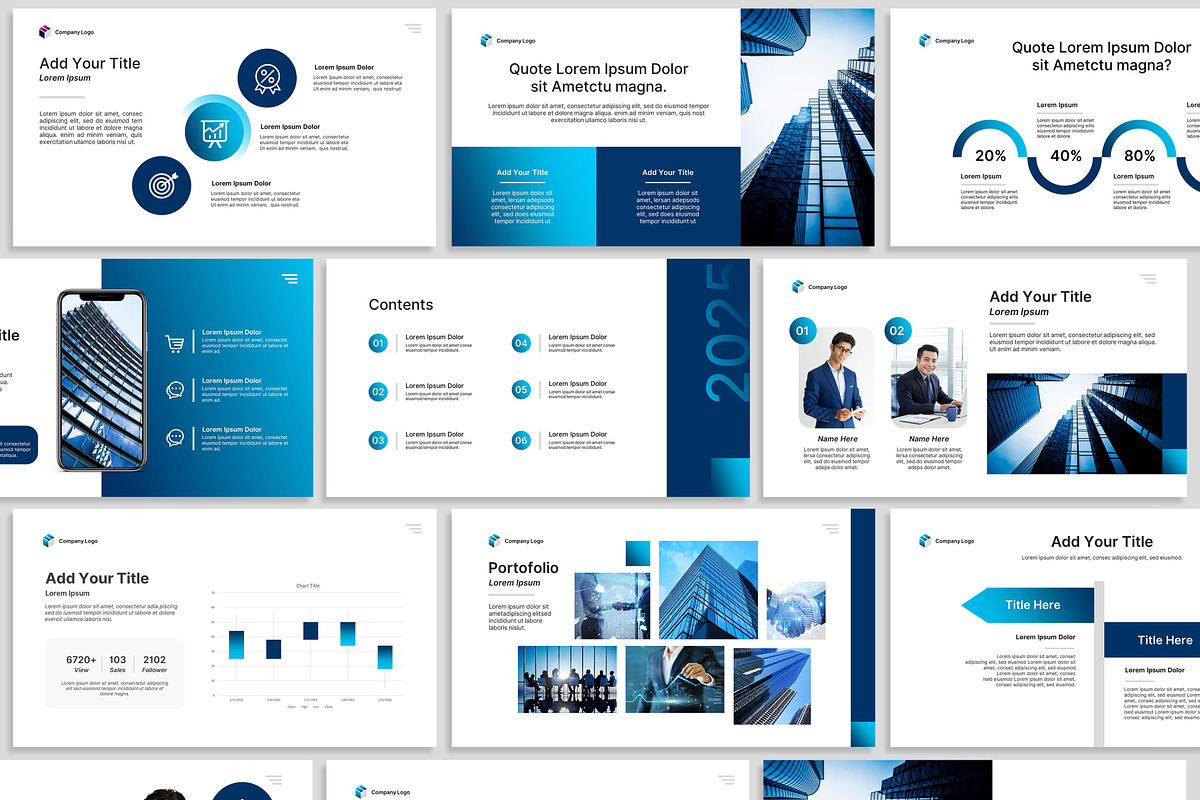 Modern Minimalist Business PowerPoin, a Presentation Template by SKY CREATION (Photo 1 of 6)