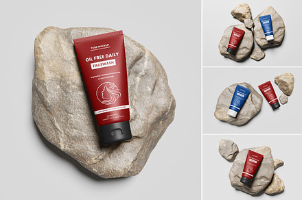 Cosmetic Tube Mockups, a Packaging Mockup by Rezaandika97