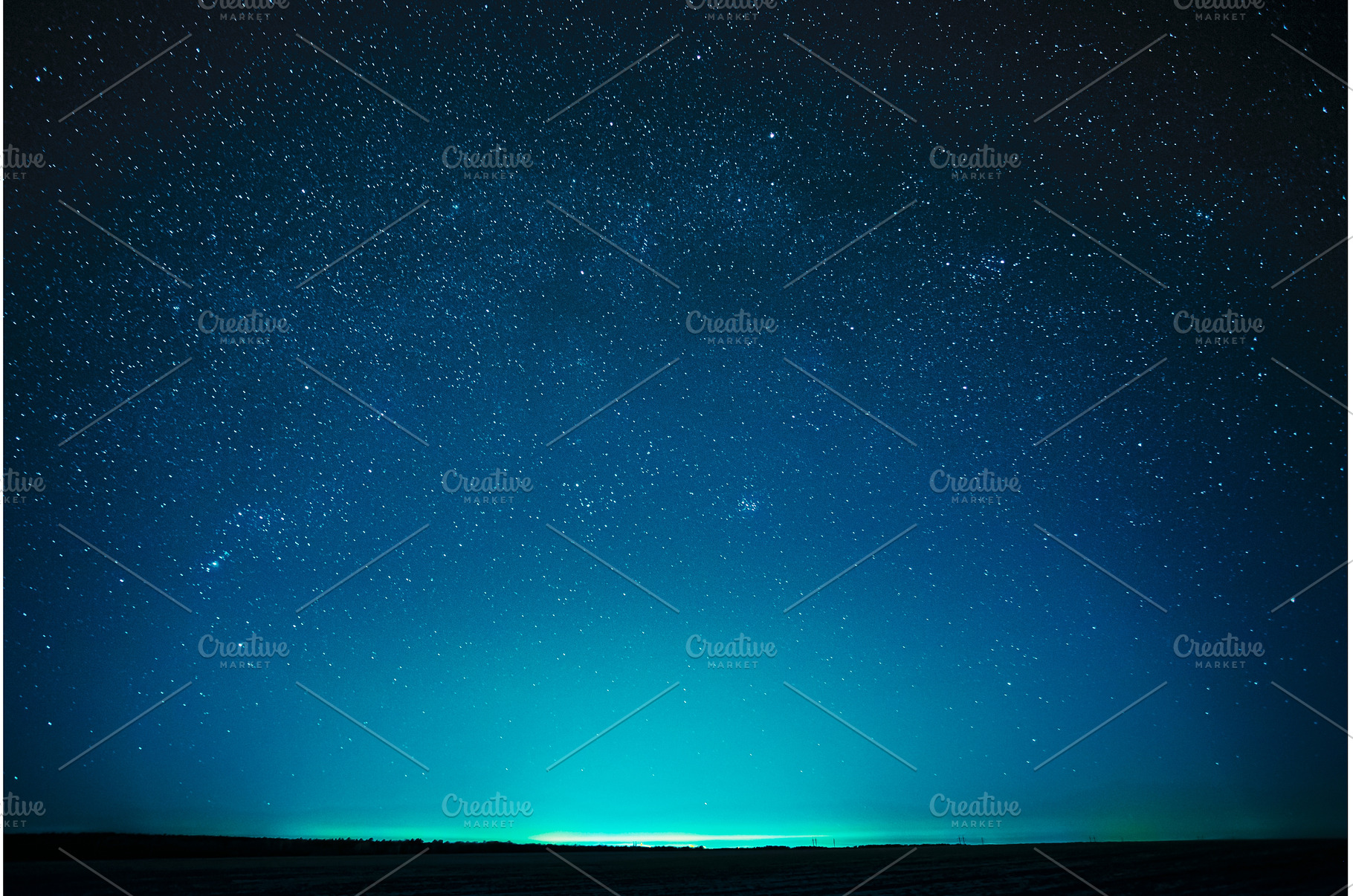 Night Sky Glowing Stars Background, a Nature Photo by Our Amazing World