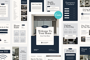 Airbnb Welcome Book Canva Template, a Stationery Template by Anna Design Studio (Thumbnail 1 of 10)