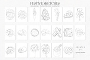 Festive Sketches & Color Palettes, a Palette Add-On by Liquid Amethyst Art (Thumbnail 5 of 11)
