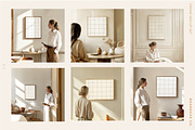 20 Frame Mockups with Person, a Household Mockup by Brandear Design (Thumbnail 10 of 13)