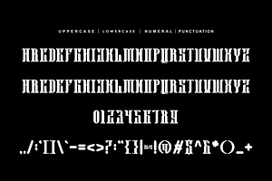 Xozqsek - Tall & Serif Font