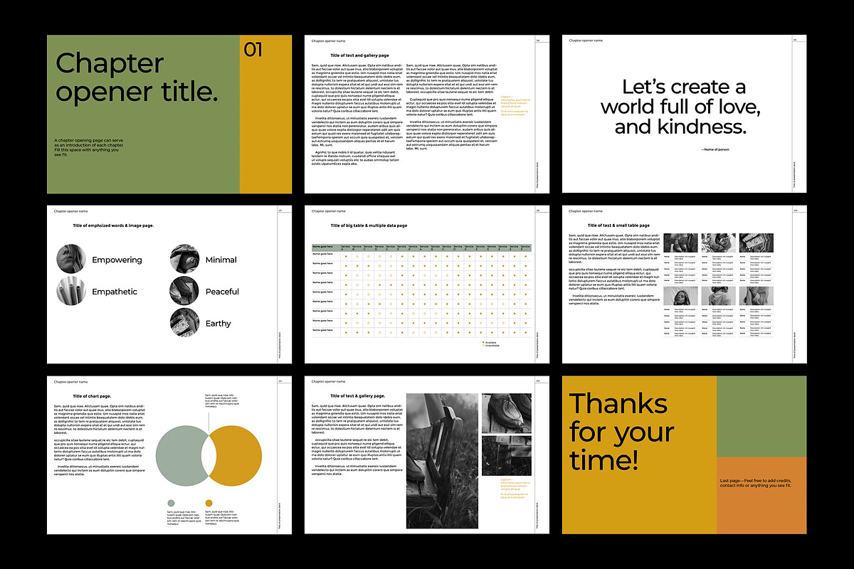 Presentation Template for InDesign