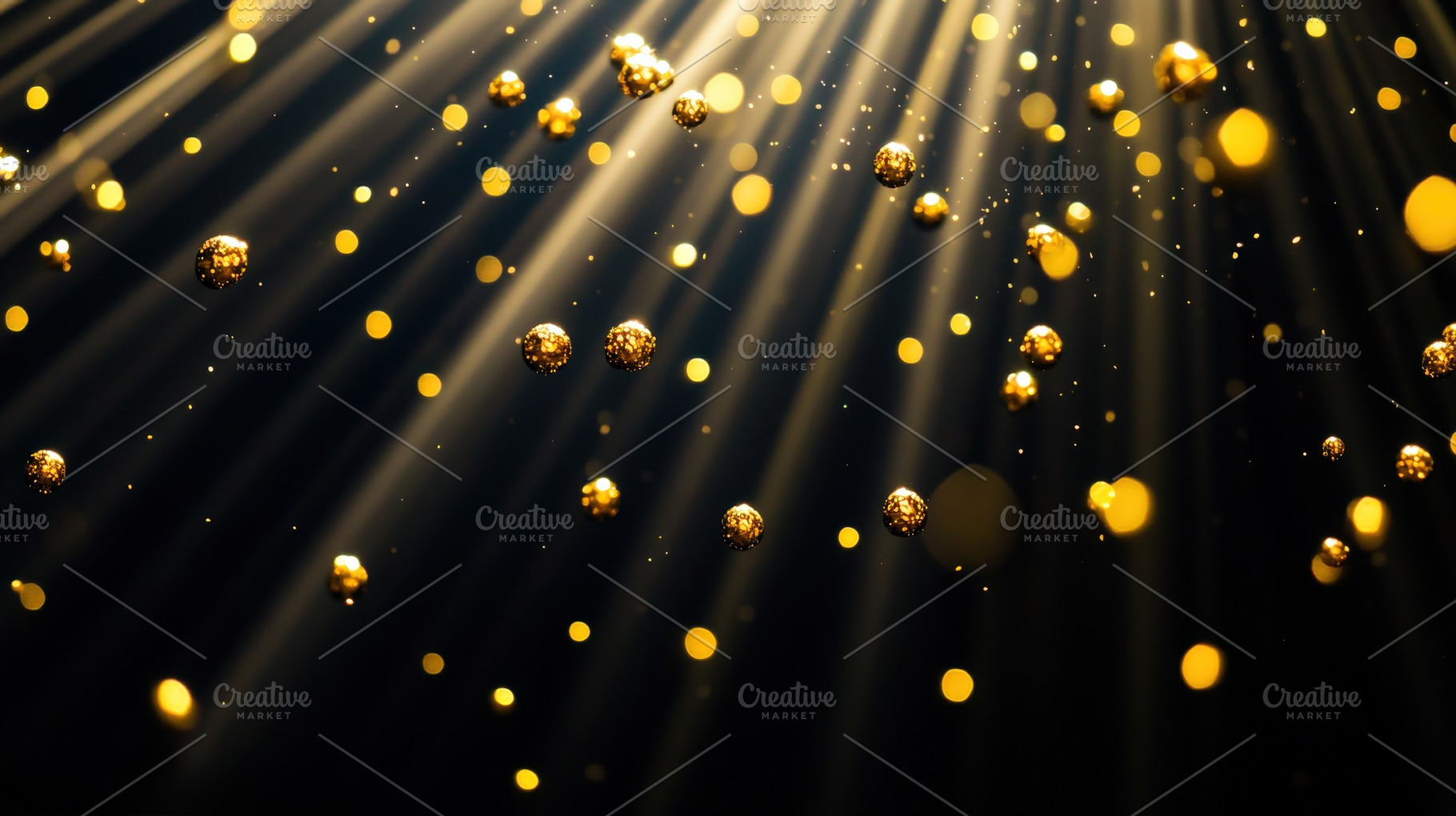 Abstract Golden Light Rays & Sparkle, a Background Photo by Virgo Studio