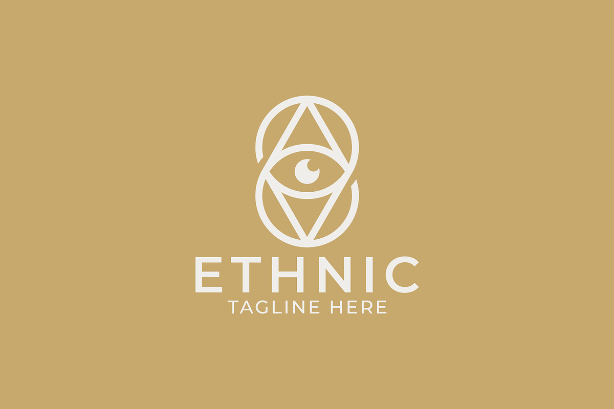 Mystic Ethnic Eye Logo Geometry, a Branding & Logo Template by Signatoro (Photo 3 of 3)