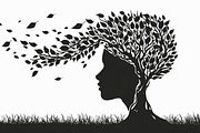 Tree Woman Laser Cut Bundle, an Object Graphic by BIPLOB EXPERT (Thumbnail 5 of 11)