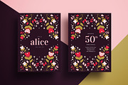 Madrid Floral Invitation, an Invitation Template by Werlang Paper (Thumbnail 1 of 2)