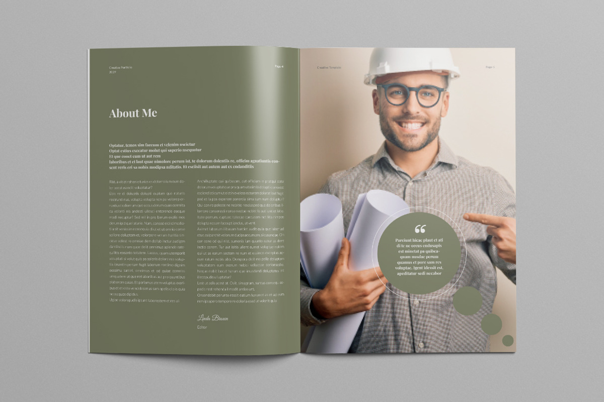 Interior Portfolio Brochure | Canva, a Brochure Template by Pixelpick (Photo 3 of 9)