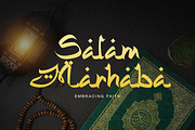 Yasin - An Arabic Decorative Font, a Handwritten Font by Afkari Studio (Thumbnail 2 of 12)