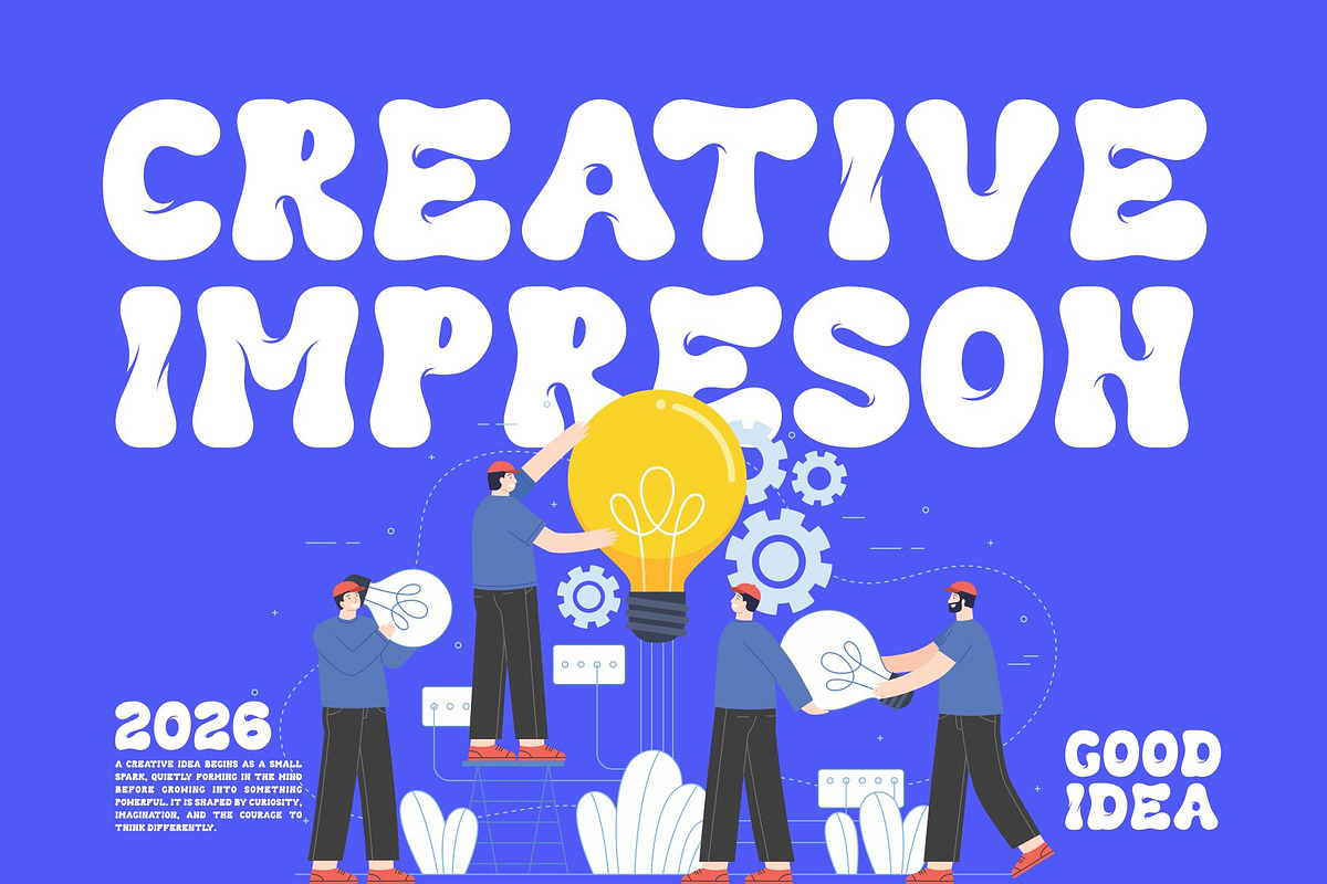 Hevira || Modern Playful Handwritten, a Handwritten Font by Idea Studio (Photo 4 of 10)