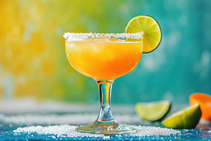 Refreshing Orange Margarita Cocktail, a Food & Drink Photo by Pixeness Studio