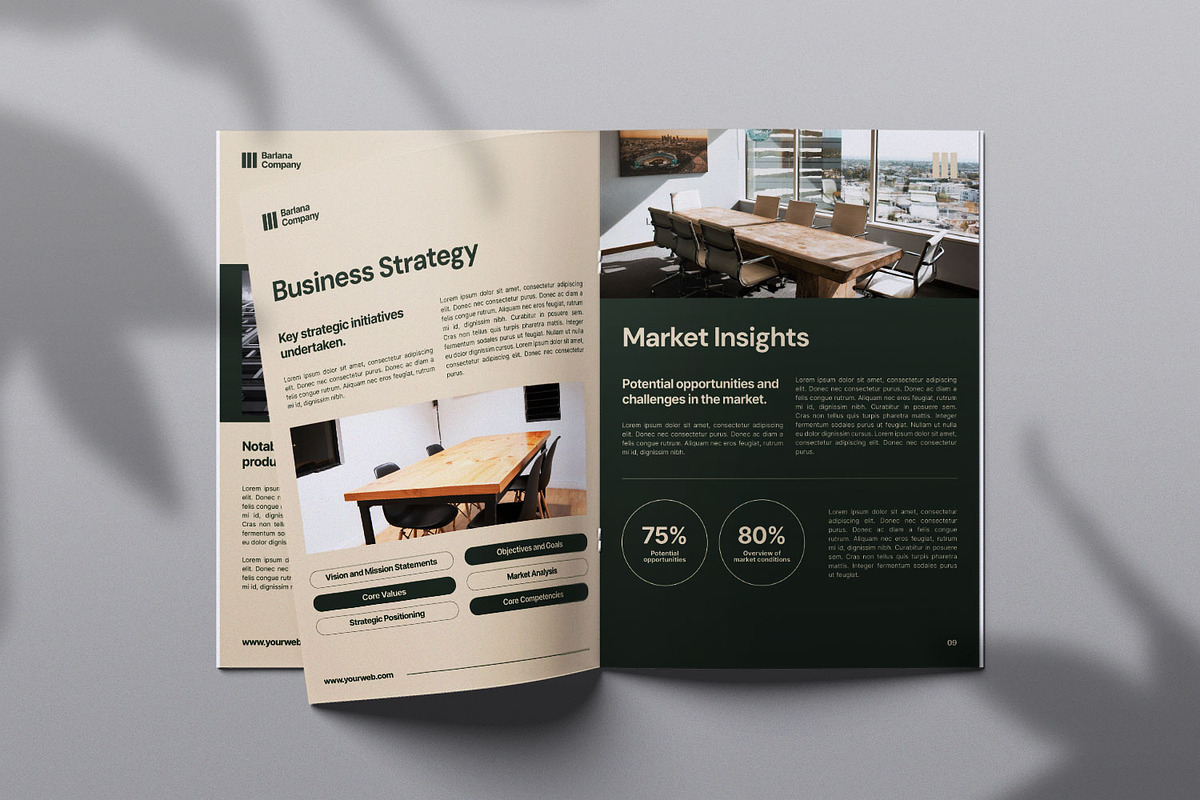 Barlana Annual Report, a Magazine Template by Portocraft (Photo 3 of 6)