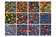 Abstract Graffiti Seamless Pattern, a Pattern Graphic by Forhadx5 (Thumbnail 10 of 11)