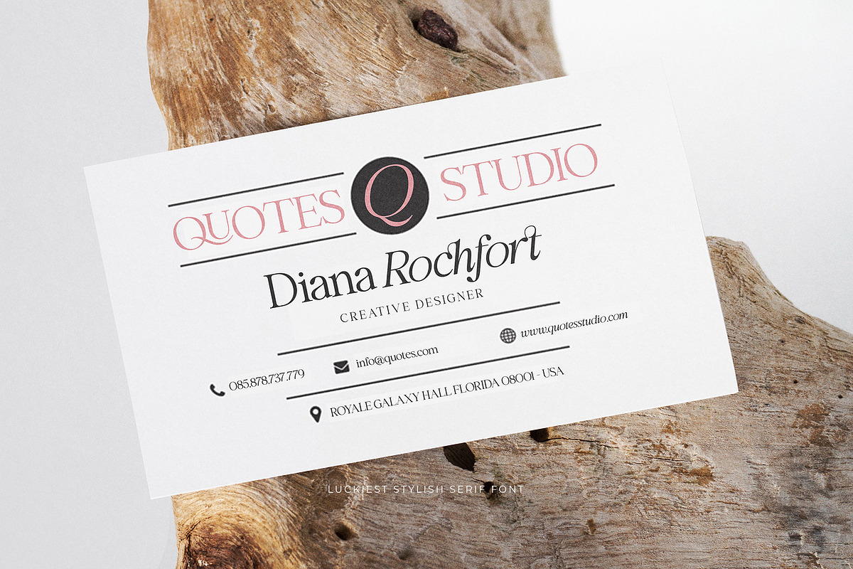 Luckiest | Stylish Serif Font, a Serif Font by Krismagraph (Photo 14 of 16)