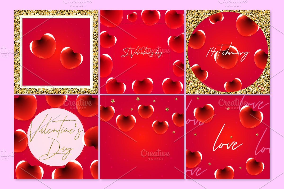 Valentine's Day Templates, a Flyer Template by kh_cat