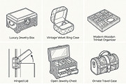 500 Fashion Brand Vector Icons, an Outline Icon by adenpinkstore (Thumbnail 8 of 12)