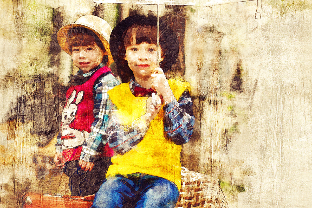 Mixed Art 2 Photoshop Action, an Action Add-On by SlideSalad (Photo 12 of 16)