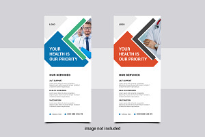 Medical Roll Up Banner, a Flyer Template by Limino™ Studio