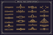 Art Deco Border & Frame Builder, an Object Graphic by The Artifex Forge (Thumbnail 8 of 11)