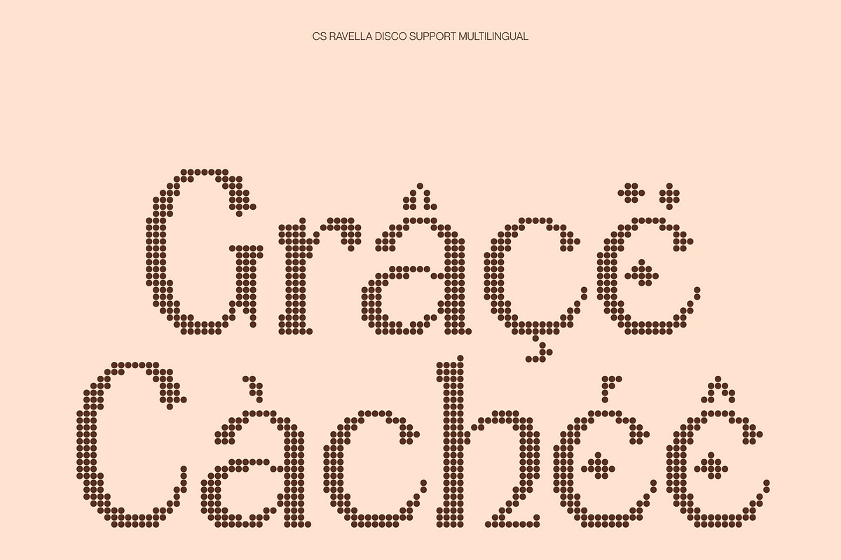 CS Ravella Disco, a Serif Font by Craft Supply Co. (Photo 7 of 8)