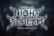 Night Scream, a Handwritten Font by Ditatype (Thumbnail 1 of 10)
