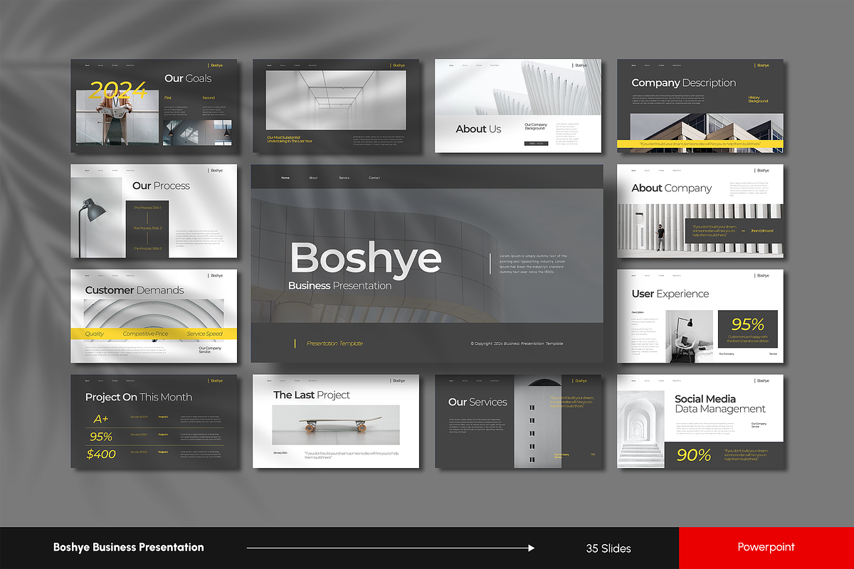 Business Powerpoint Presentation, a Presentation Template by VanillineGraph (Photo 1 of 6)