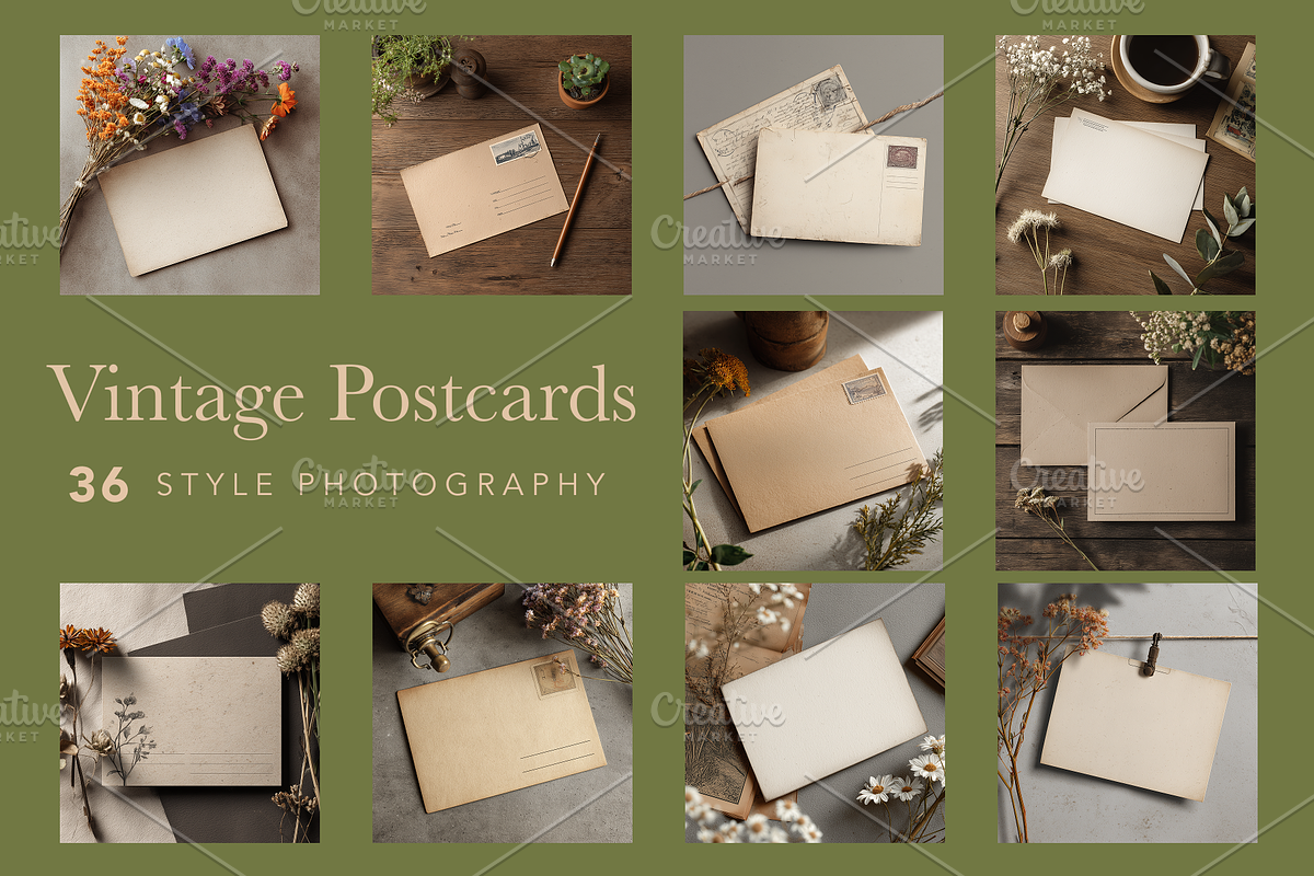 Vintage Postcards, a Holiday Photo by Typedreams.site (Photo 1 of 5)