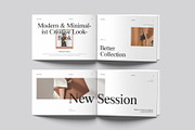 Minimalist Lookbook Landscape, a Magazine Template by DesignCrest (Thumbnail 8 of 17)