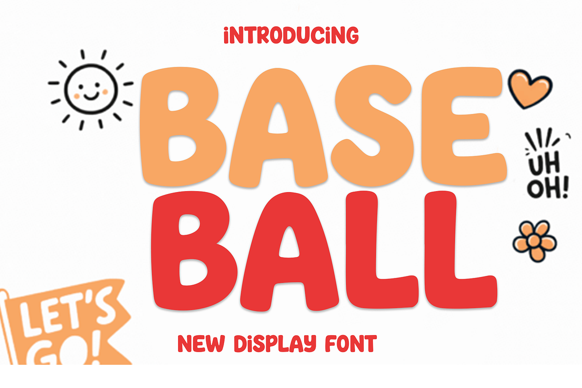 Base Ball, a Script Font by InermediaSTUDIO (Photo 1 of 8)