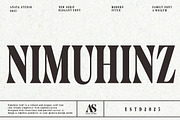 Nimuhinz, a Serif Font by AnayaStudio (Thumbnail 1 of 8)