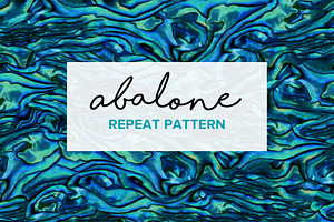 Iridescent Abalone Repeat Pattern