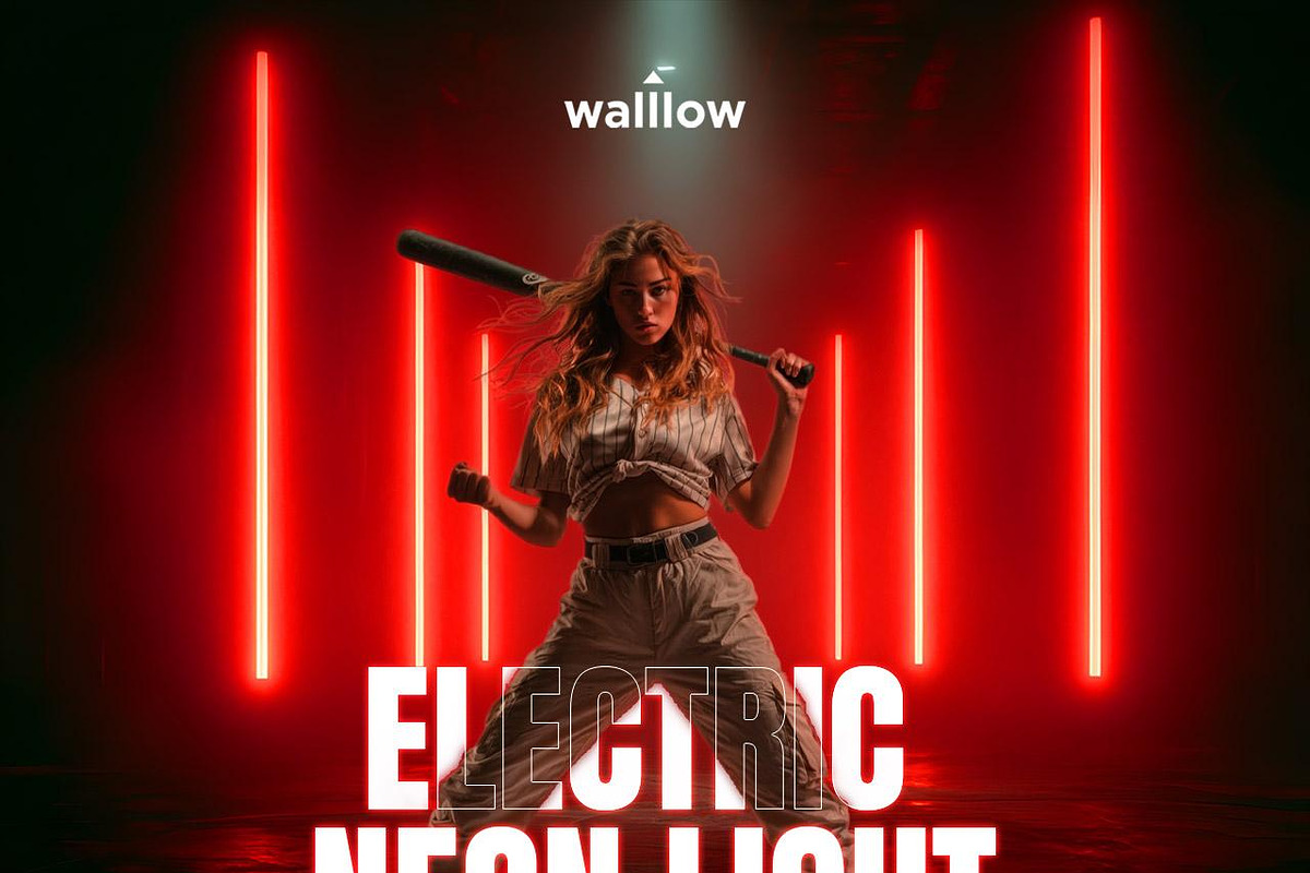 20 Sports Neon Digital Backdrops, a Background Graphic by Walllow Creatives (Photo 1 of 5)