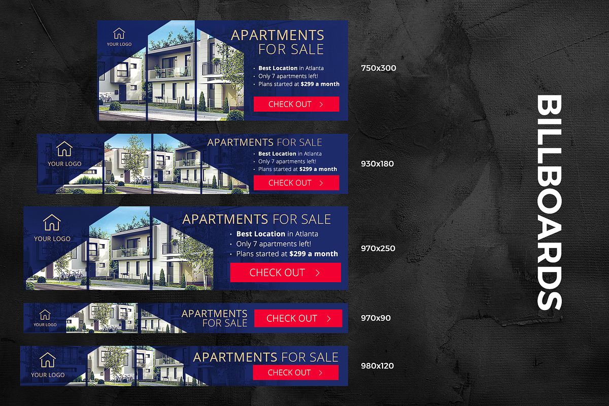 Banners Pack 26 sizes for Google Ads, a Templates & Theme by Better Be a Designer (Photo 3 of 6)