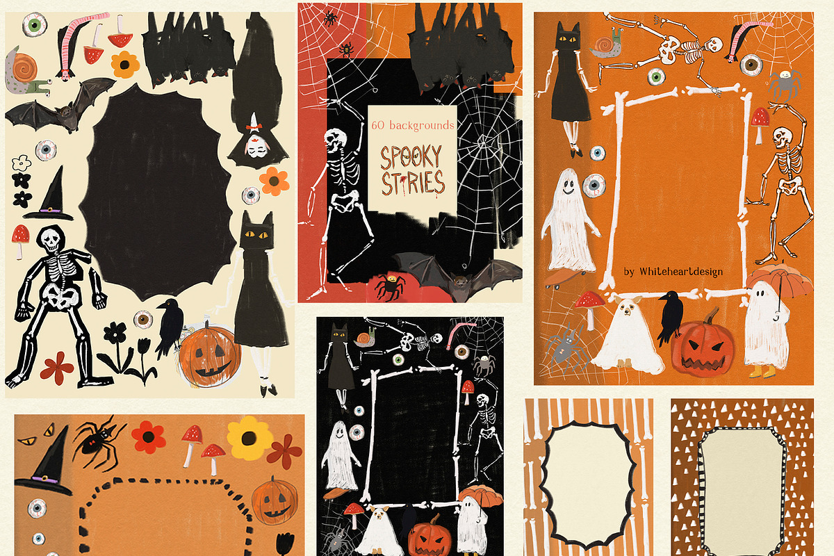 Halloween Png Illustrations Posters, a Decorative Illustration by whiteheartdesign (Photo 6 of 19)