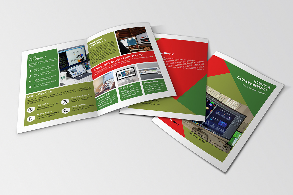 Bifold Brochure for Web Designer, a Brochure Template by Template Shop (Photo 2 of 6)