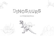 Set of 6 top dinosaurs in poly style, an Animal Illustration by ANTON KHRUPIN ART (Thumbnail 1 of 8)