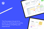 Procreate UI Brush Kit, a Brush Add-On by UXBin (Thumbnail 4 of 4)