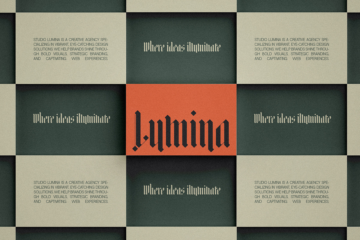 Rymaki - Modern Blackletter Font, a Blackletter Font by SilverStag Type Foundry (Photo 18 of 30)