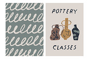 Modern pottery, ceramic vases set, a Decorative Illustration by Good Studio (Thumbnail 10 of 20)