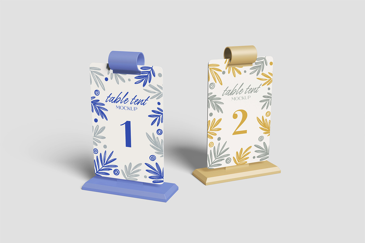 Table Tent Mockup, a Packaging Mockup by Hazzpro_Std (Photo 4 of 6)