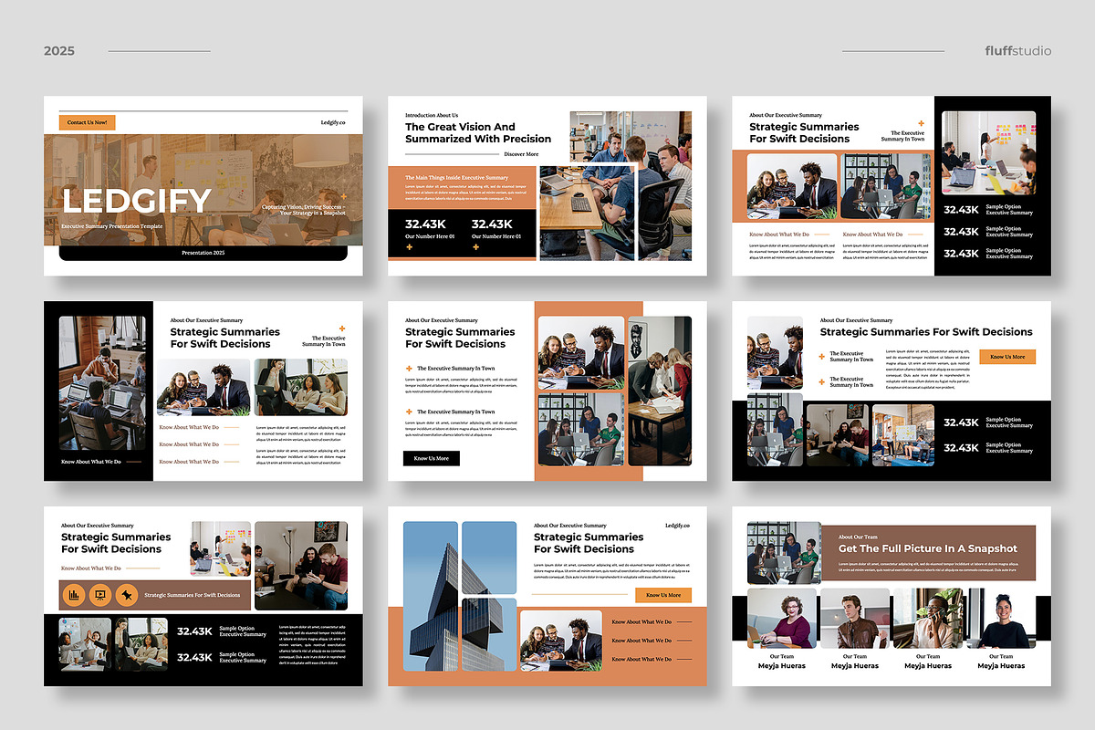 Executive Summary Keynote Template, a Presentation Template by fluffstudio (Photo 2 of 4)