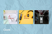 My Podcast - Social Media Template, a Social Media Template by Aji Gallery (Thumbnail 6 of 16)