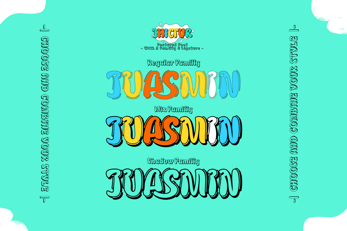 Jhictur - Playful Display Font, a Handwritten Font by twinstd (Photo 4 of 9)