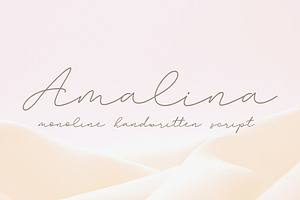 SALE! Amalina Monoline Font