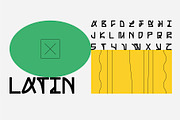SK Nagot — Modern Decorative Font, a Font by Shriftovik Type Foundry (Thumbnail 3 of 10)