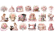 Vintage Sewing Clipart, an Object Illustration by Digital Xpress (Thumbnail 3 of 3)