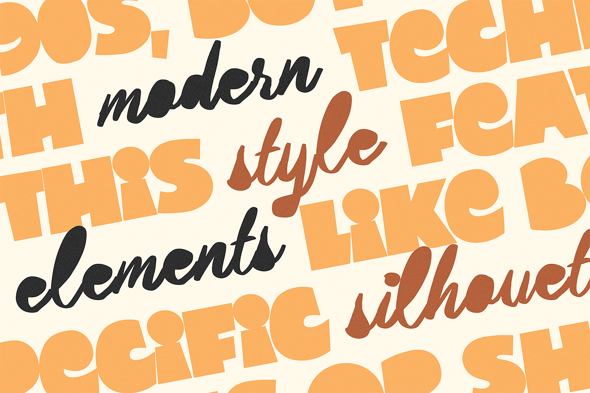 Gognea Fantastic Duo, a Script Font by Portocraft (Photo 3 of 10)